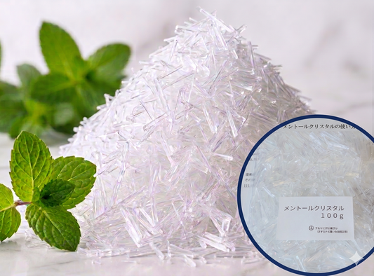 メントールクリスタル（希少な大粒結晶タイプ）100g（税込み・送料込み）