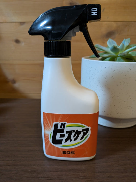 ニホンミツバチの巣箱の除菌・抗菌・防カビに効果テキメン！「ビーズケア」スプレータイプ300ml