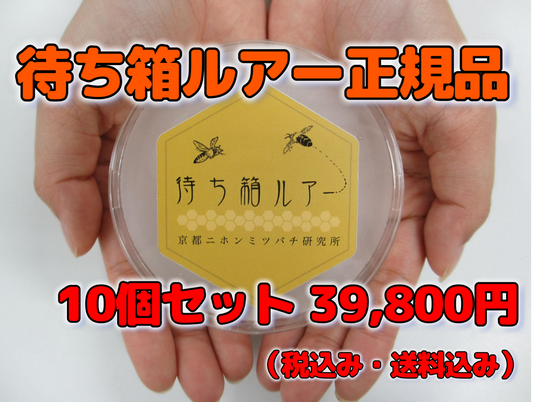 待ち箱ルアー正規品 【１０個セット】～ニホンミツバチ分蜂群誘引用 ※税込み・送料込み